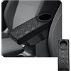 CDEFG Compatibile con Skoda Fabia 4 (IV) 2021-2025 2026 Coperchio Bracciolo Copertura Bracciolo Rivestimenti Bracciolo Console Centrale in Similpelle Bracciolo Box Cover Sedile Con Portabicchiere