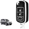 TOOMUME Cover Chiave Auto per Land Rover Range Rover Evoque Discovery 3 | Silicone Morbido, Antiurto, Anticaduta, Antigraffio, Custodia Protettiva Chiave per Sport Vouge Velar Freelander 2 Jaguar XJ