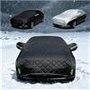 Generic Telo Antigrandine per Auto per Peugeot 107,Copertura Parziale Auto Anti-Grandine 4 Strati Impermeabile,Protezione Neve Ghiaccio Pioggia Foglie