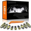 MAIKHA 13Pcs Car Trunk Map Lampadina interna Kit luci interne a LED, sostituzione per Mitsubishi Montero Shogun Pajero Sport 1 K90 1996-2007