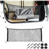 CGEAMDY Rete di stoccaggio in Nylon, Rete di immagazzinaggio Estensibile per Il Bagagliaio dell'auto, Rete di immagazzinaggio Universale per la Maggior Parte delle Auto, Veicoli (90x30cm)