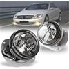 Tula Motoren Coppia Di Fari Fendinebbia per 02-09 C209 W204 S204 W211 A209 C216 W164 W251 V251 R230 per paraurti pacchetto AMG(63 AMG 280 320 350 500 200 220 240 300) (Trasparenti-N)