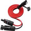 TUNOTYUE 1m 12AWG Cavo di Ricarica Solare SAE, Cavo Adattatore da Pannello Solare a SAE, per Camper, Roulotte, Caricabatterie