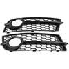 CRTQNS Accessori per auto Per Audi TT 8J 2006 2007 2008 2010 2011 2012 2013 2014 Griglia faro fendinebbia dell'auto Paraurti anteriore Copriluce a rete a nido d'ape 8J0807682 Parti di ricambio(With Black)