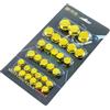 Whnbuij Copridado per Motocicletta - Copribullone per Motocicletta in 5 Colori | 30 Pezzi/Set Eleganti Copri bulloni per Viti per Moto, Copri Viti per Moto antiruggine, Decorazione per Moto