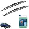 Somer Car Kit Spazzole Tergicristallo compatibile con Fiat Panda 141 93-03 + 8458 Lavavetri 4,5L Pluristagione Antigelo
