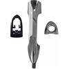 Besttoolifes Maniglia esterna per porta Mito (2008-2018) e per Giulietta (2010-2020) - Ricambio anteriore sinistro o destro con foro, OEM 156099957, materiale ABS