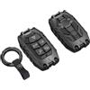 Happyit Portachiavi in lega di zinco portachiavi protettivo per Land Rover Discovery 4 Range Rover Sport Evoque Vogue LR2 LR4 Für Jaguar Freelander XFL XE XJ 5 pulsanti