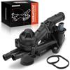 Frankberg Termostato del liquido di raffreddamento 03C121110G | Compatibile con: A1 Sportback 8XA 8XF, Polo 6C1 6R1, T.o.u.r.a.n 1T1 1T2, CC 358, Golf Plus 521 5M1, Scarabeo 5C1 5C2