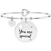 Aloha Bracciali in acciaio per donna con frasi sul amicizia, amore e sogni (You are special)