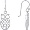 Schmuck Les Poulettes LES POULETTES BIJOUX - Orecchini Argento 925 Gufo Traforato