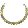 Never say Never Bracciale classico da donna in oro giallo 18 carati lungo 19 cm. Chiusura a moschettone Peso; 4,85 gr di oro 18 k., 19.00cm, Oro, Non applicabile.