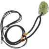 Alipis Collana Ciondolo di Meteorite 1 Pezzo, Irregolare, Elegante | Verde, Forma Naturale, Look Raffinato e Delicato, per Amici e Amanti della Moda