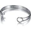 Bobijoo Jewelry - Braccialetto unisex in acciaio inox 316L, a forma di attrezzo da meccanico tipo chiave inglese, piatto e Argentato, colore: Vedi descrizione, cod. BR0186B_3303