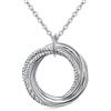 YinShan Regali di compleanno per le donne, in argento sterling 50° 60° 70° 80° compleanno collana regalo per lei 5 6 7 8 decennio gioielli 50 60 70 80 anni, Argento sterling, Zirconia cubica