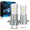 Sycreek Lampadina LED H7 30000LM 80W, Lampadina auto H7 LED 6500K, CSP LED 9-32V, Plug and Play (H7)