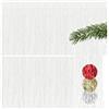 com-four® 10x Tinsel, Ghirlanda Bianca in Tinsel per Natale