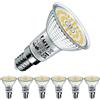 EACLL Lampadine LED E14 6.5W Equivalente a R50 Alogena 100W, Pacco da 6, 770lm Bianco Naturale 4000K, Faretti AC 230V senza Sfarfallio, Angolo a Fascio 120° Spot, Non Dimmerabile Lampade Riflettore