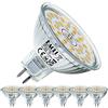EACLL Lampadine LED GU5.3 MR16 6W Equivalente a Alogena 50W, Pacco da 6, 485lm 4000K Bianco Naturale, Faretti AC/DC12V senza Sfarfallio, Angolo a Fascio 120° Spot, Non dimmerabile Lampade Riflettore