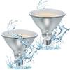 EACLL IP65 Lampadine LED E27 PAR38 18W Equivalente 120W, Pacco da 2, 1700lm 3000K Bianco Caldo, Faretti AC 230V senza Sfarfallio, Angolo a Fascio 60° Spot, Non Dimmerabile Lampade Riflettore