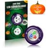 com-four® 2 luci LED Halloween per zucche