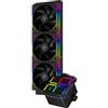 TR Magic Qube 360 ARGB Black Liquid CPU Cooler, Building Block Fan with 2000RPM, for AM4/AM5, Intel LGA1150/1151/1200/1700/1851, Temperature Controlled Color Changing Digital Screen
