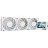 Thermalright Mjolnir Vision 360 ARGB White-AIO CPU Liquid Cooler, schermo LCD IPS con risoluzione 320x240, per AM4/AM5 e LGA1700/851, schermo LCD assorbente magnetico da 3,5 pollici per immagini