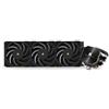 Thermalright Frozen Edge 360 Black - Refrigeratore d'acqua liquido CPU con ventola PWM da 120 mm, dissipatore di calore ad acqua integrato per AMD/AM4/AM5, Intel LGA1700/1150/1151/1200/1851