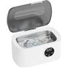 Vpcok Direct Pulitore Ultrasuoni 600ML Lavatrice Ultrasuoni Vasca Ultrasuoni Lavatrice ad Ultrasuoni Pulitore a Ultrasuoni dispositivo a ultrasuoni per occhiali, gioielli, orologi, plastica