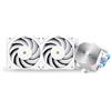 Thermalright Frozen Edge 240 White - Raffreddatore ad acqua liquido per processore, bianco con ventola PWM da 120mm, dissipatore di calore ad acqua integrato per AM4/AM5, LGA1851/1700
