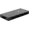 TR e ARGB HUB×8, Controller di alimentazione PWM/SATA, supporto hub ventilatore 8 gruppi di ventole, Controller PWM e ARGB per ventole PC, cavo SATA non incluso