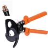 VEVOR Tagliacavi a Cricchetto Cesoia per Cavi Pinza Tagliacavi Lame in Acciaio Armonico Manici Rivestiti in PVC, Taglierina per Fili di Rame Alluminio Capacità max. 400 mm², Utensile per Elettricista