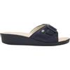 MANGO PRINTED SUEDE W NAVY BLUE 39