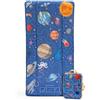 Stokke JetKids CloudSleeper, Space Maze - Lettino da viaggio gonfiabile - Include pompa integrata e cubo da imballaggio - Ideale per bambini dai 2 anni in su
