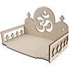 VERDANVERSE Altare in Legno Rustico Beige per Meditazione e Yoga, Mobile Multiuso che Migliora L'atmosfera Sacra Spazio per Lampade e Libri Devozionali