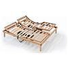 EVERGREENWEB MATERASSI & BEDS Evergreenweb - Rete Matrimoniale Elettrica 170x195 a Doghe in Legno Ortopedica Motorizzata con 2 Alzate Separate Base Letto o Materasso 4 Zone Reclinabili Regolatori Rigidità Piedi Smontabili Offerta
