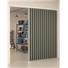 APMOE Tenda per Porta Interna a Soffietto, Tende Oscuranti per Interni Termica Isolante per Soggiorno con Traccia, Porta Pieghevole da Interno per Porte e Finestr(C,Track W80cm/Curtain H190cm)