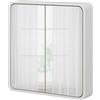 Vicco Armadio a specchio per il bagno Arla, Bianco/quercia, 60 x 60 cm