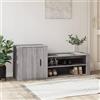 Generico Scarpiera Grigio Sonoma 130x35x54 cm in Legno Multistrato,Grigio,27.72kg,816750