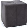 Ecopuf Pouf Poggiapiedi Block in Microfibra Sfoderabile - Puff Sgabello Quadrato Imbottito x Interni