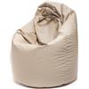 Ecopuf | Puff Poltrona Taglia L - in Morbida Ecopelle - A Antistrappo Antimacchia - Imbottitura Polistirolo - A Sacco Doppia Zip Dim70x110Cm