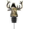 Tofficu Tappo per Bottiglia di Vino e Versatore Antiruggine in Zinco a Forma di Testa di Cervo Vintage, Beccuccio Decorativo per Liquori, Accessorio per Bar e Cucina, Facile da Pulire,