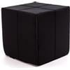 Ecopuf Pouf Poggiapiedi Block in Microfibra Sfoderabile - Puff Sgabello Quadrato Imbottito x Interni