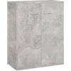 vidaXL Credenza Grigio Cemento 60x30x75 cm in Legno Multistrato