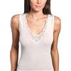 Moretta Canottiera donna MORETTA Art. 5000 Taglie dalla 3 alla 8 - Bianco e Nero (7, Bianco)