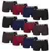Vincenzo Bellini - Boxer Hipster, Confezione da 12, Taglia S, M, L, XL, XXL, Comodi e Traspiranti, Biancheria Intima da Uomo in Cotone
