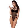 Selente Love & Fun Accattivante Guepiere/corsetto con tanga o body ed esclusiva benda per occhi in raso. Made in EU.
