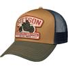 Stetson Cappellino Trucker Biker Uomo - cap Berretto Baseball Mesh Snapback, con Visiera, Visiera Estate Primavera/Estate - Taglia Unica Blu