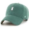 47 Bouledogue Francese Clean Up Velluto a Coste Baserunner Dog Icon Verde Berretto Regolabile