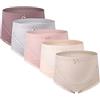 AOOPOO Slip Premaman Donna Incinta, 5PCS Mutandine Gravidanza Postpartum Biancheria Intima Cotone Premaman Mutandine Biancheria Intima Premaman Mutande
